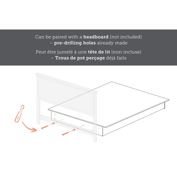 South Shore Fusion Queen Storage Platform Bed & Reviews Wayfair